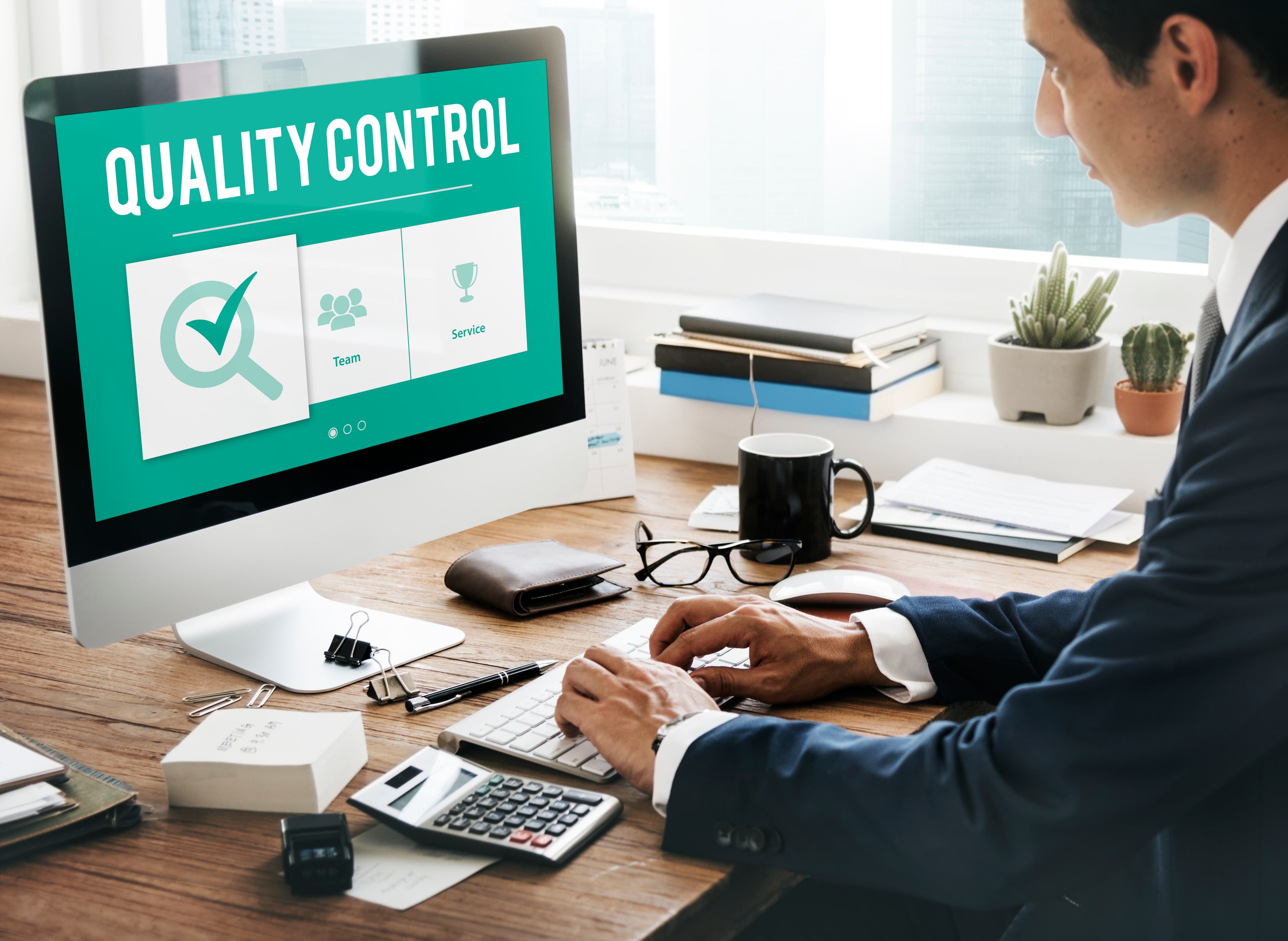 Quality Management System Dashboard Interface